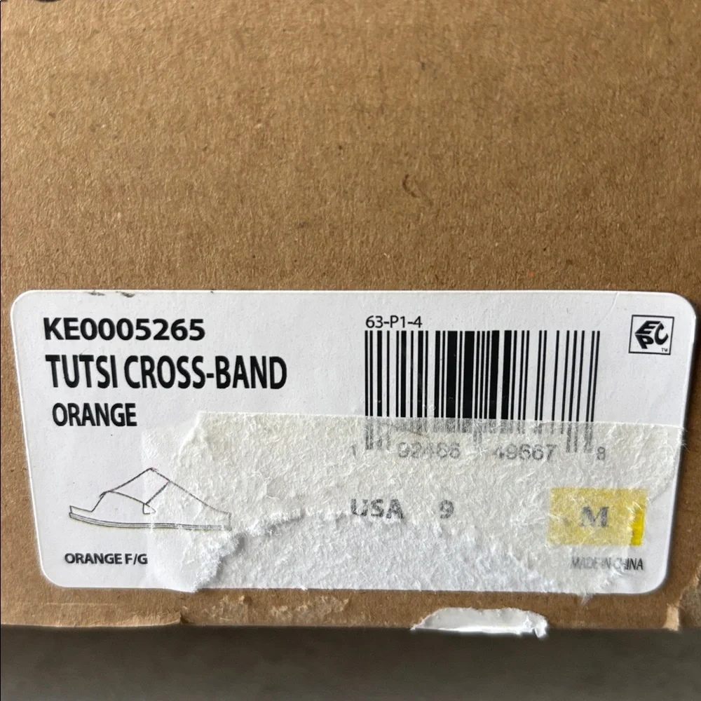 Kork-Ease Tan Leather Slide Sandals - Picture 7 of 7